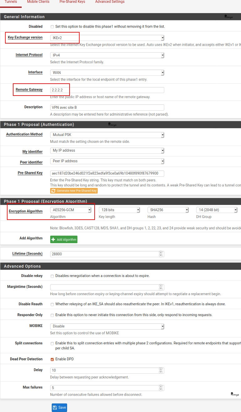 pfsense site to site vpn ipsec dynamic ip